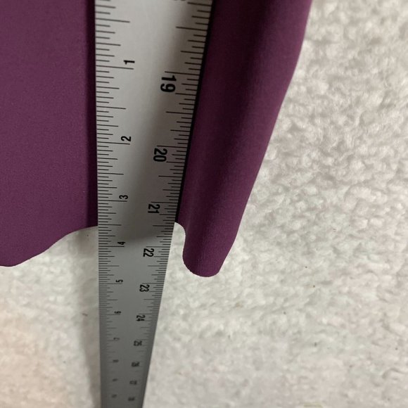 Hind Legging Women's XL Purple Pockets Stretch Mesh Detail Yoga Pull On 7006 - Picture 7 of 11